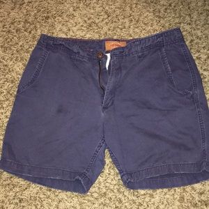 Navy blue above knee shorts!